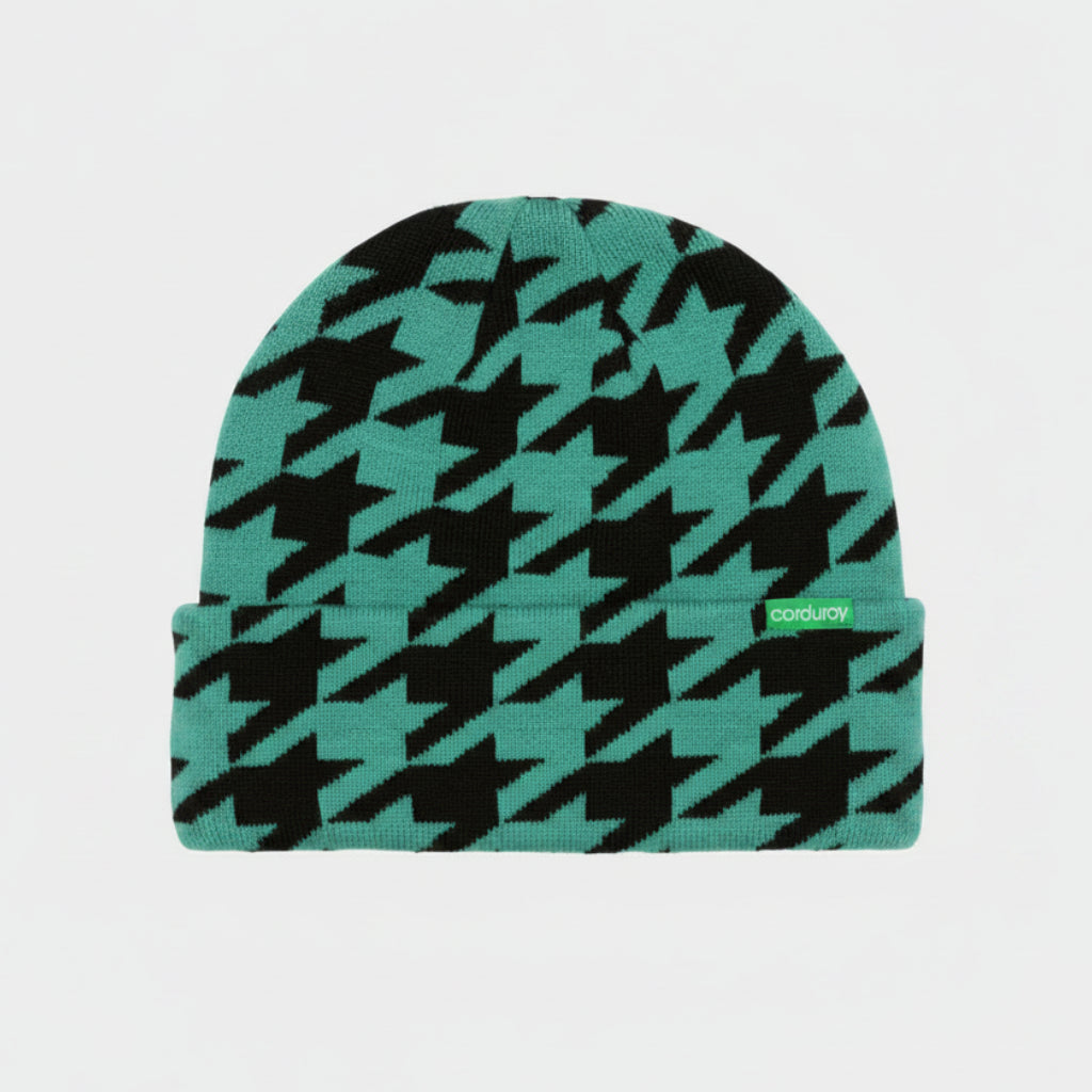Houndstooth Beanie