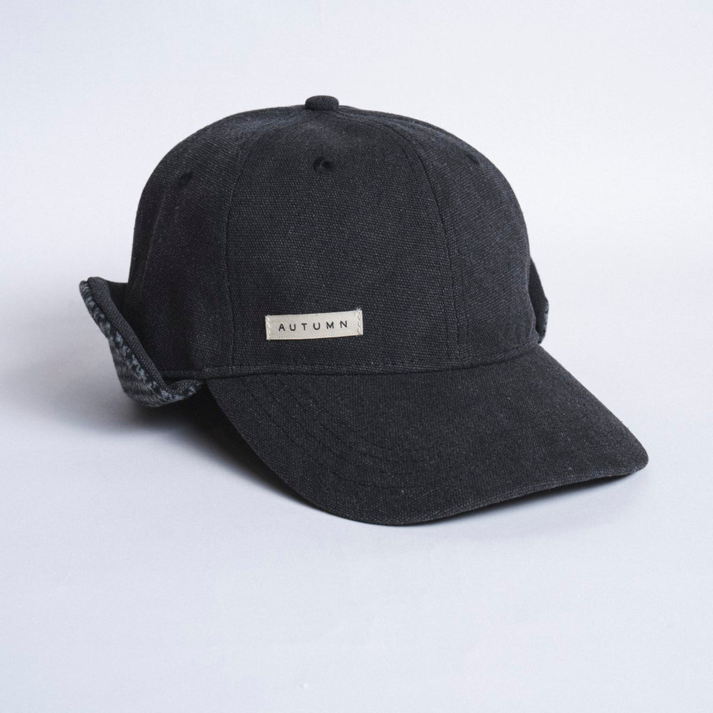 Washed Canvas Flap Cap