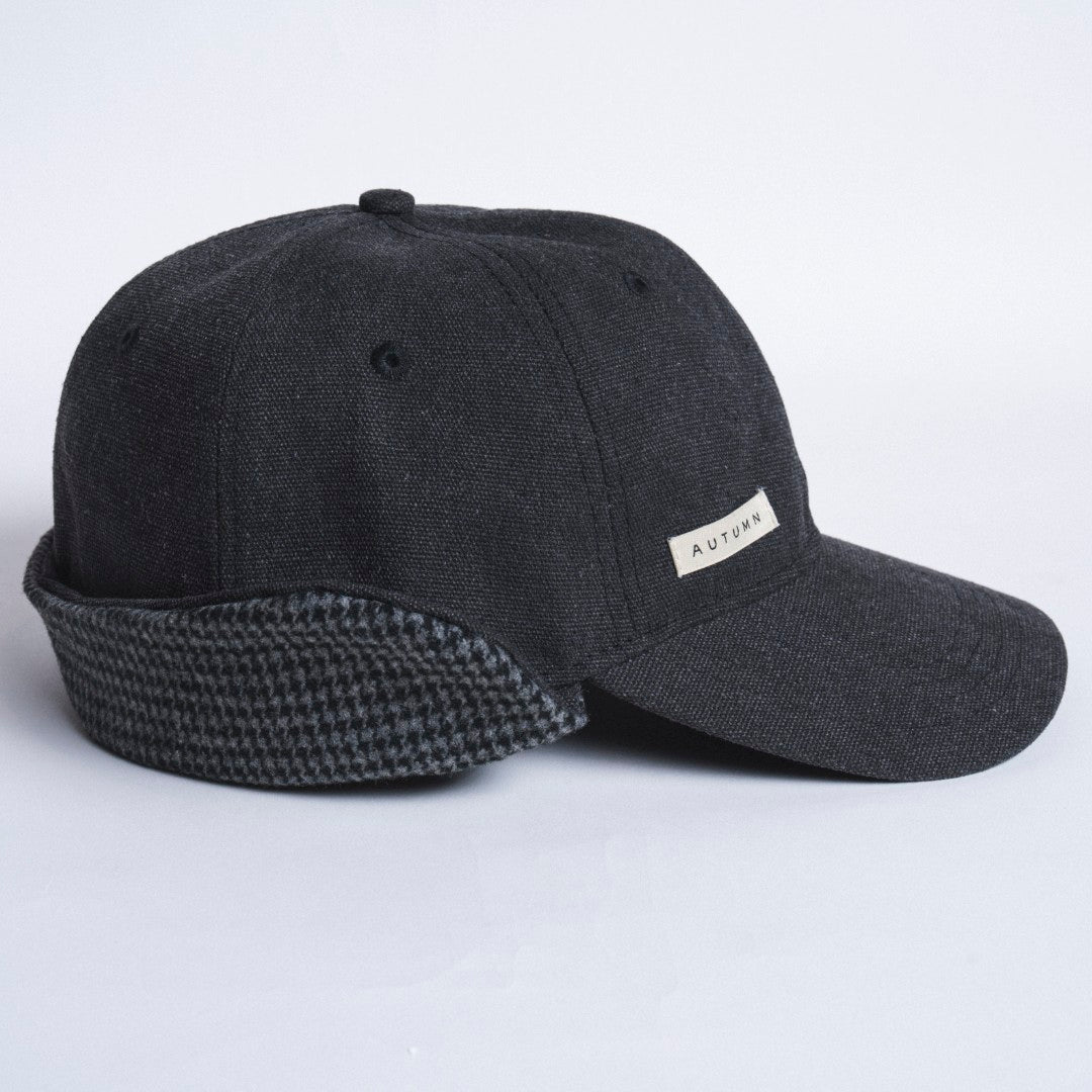 Washed Canvas Flap Cap