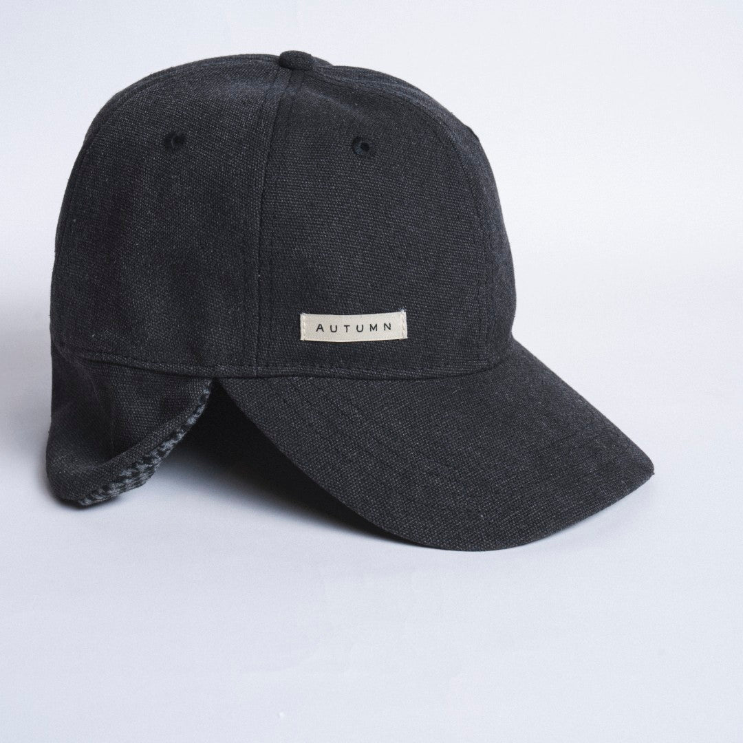 Washed Canvas Flap Cap