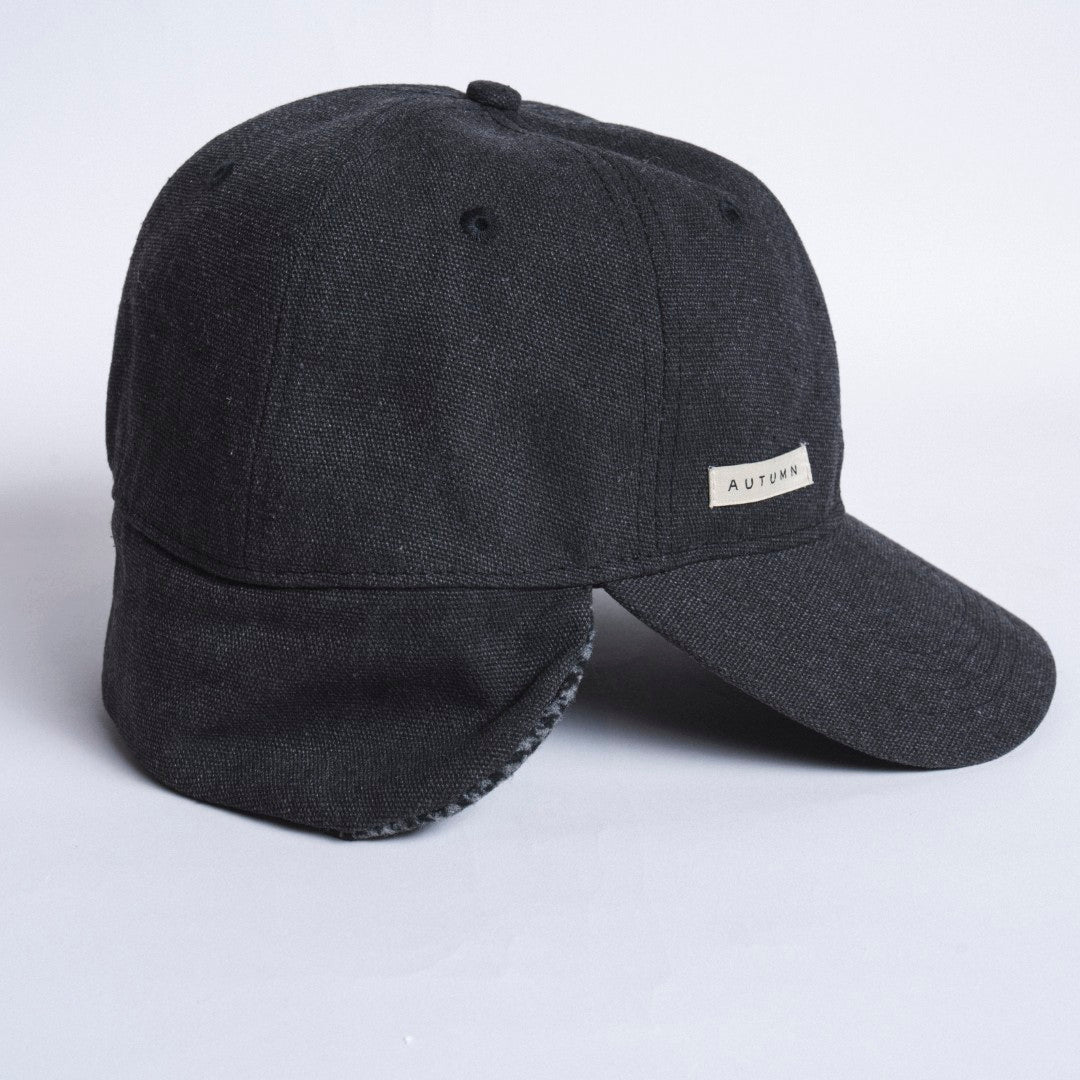Washed Canvas Flap Cap