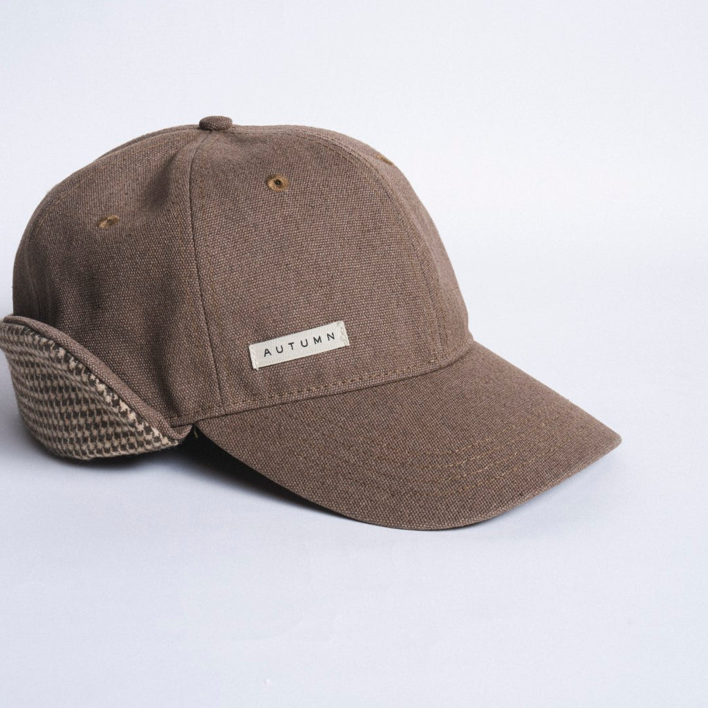 Washed Canvas Flap Cap