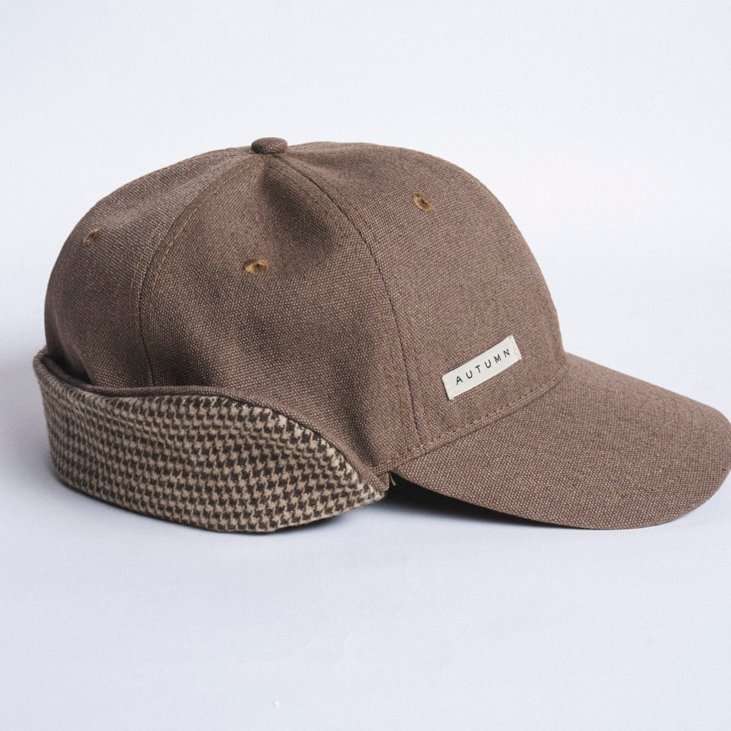 Washed Canvas Flap Cap