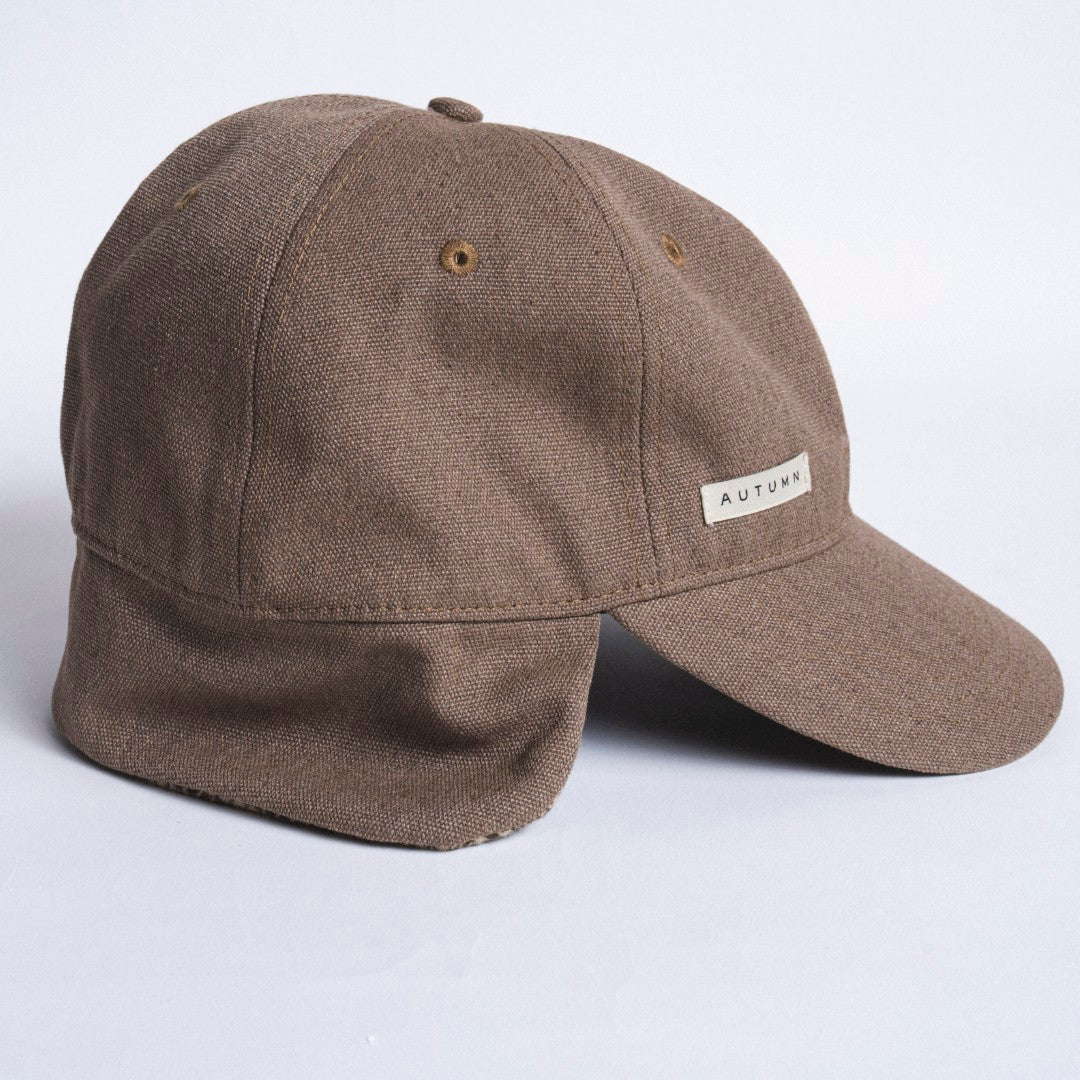 Washed Canvas Flap Cap