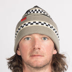 Checkstripe Beanie