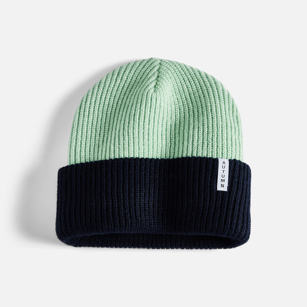 Blocked Y Beanie